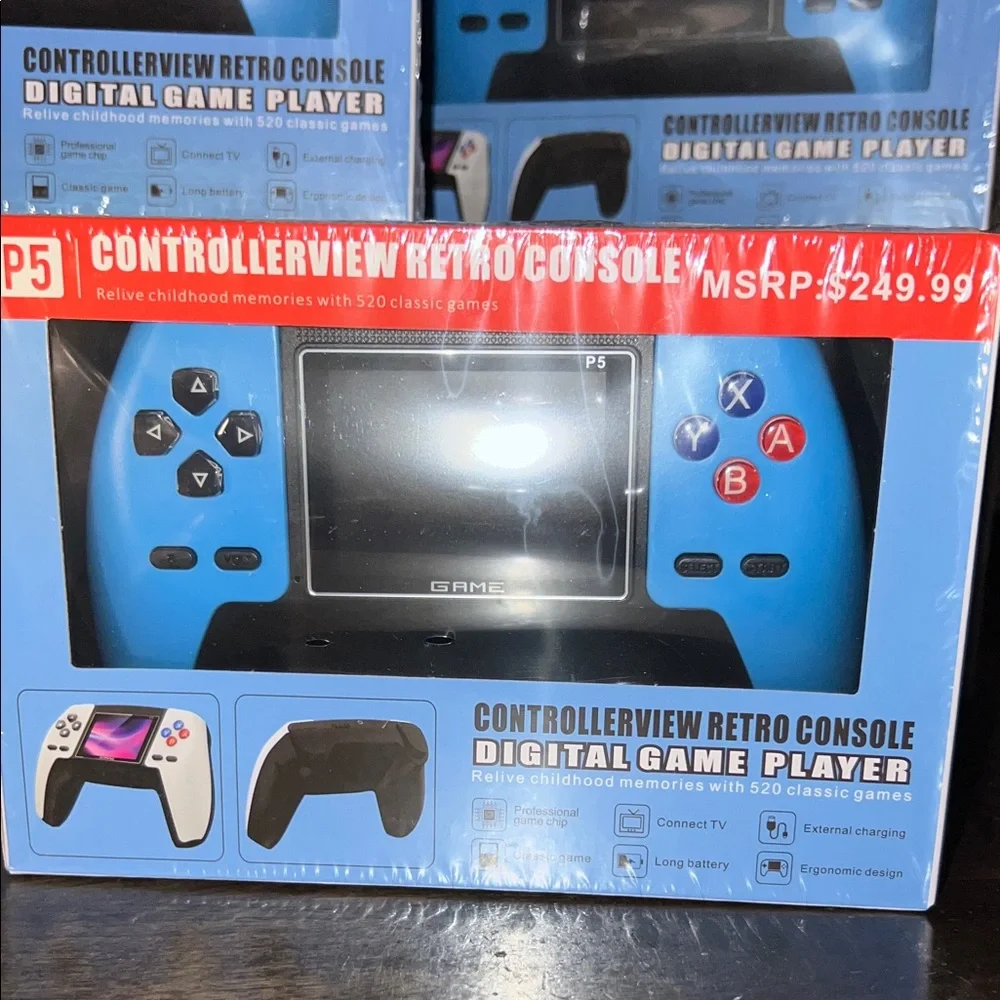 Retro Console P5 Handheld - Blue